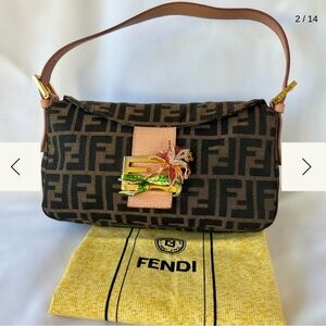 FENDI Floral Zucca Bag